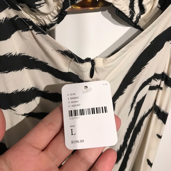 Free People Viscose midi dress NWT - Zebra print - Picture 5 of 6